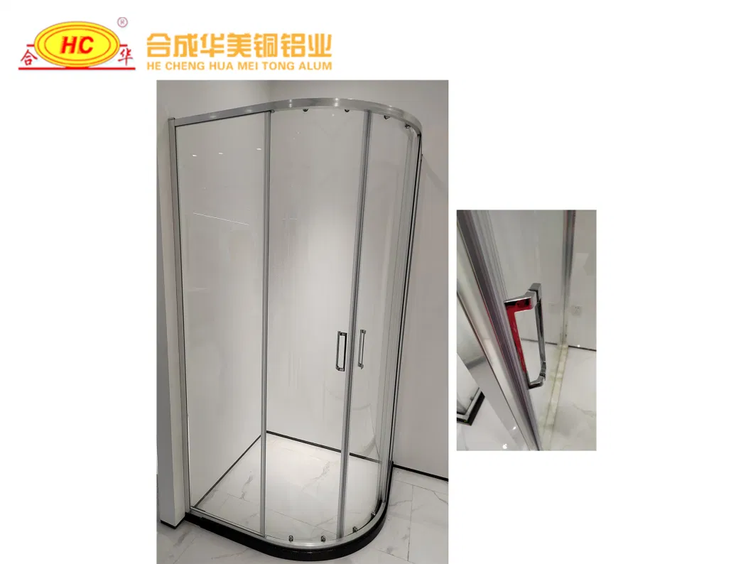 Customized Pivot Shower Door with Optional Side Panel